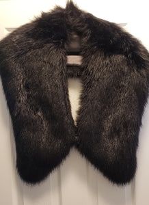 Faux fur shawl